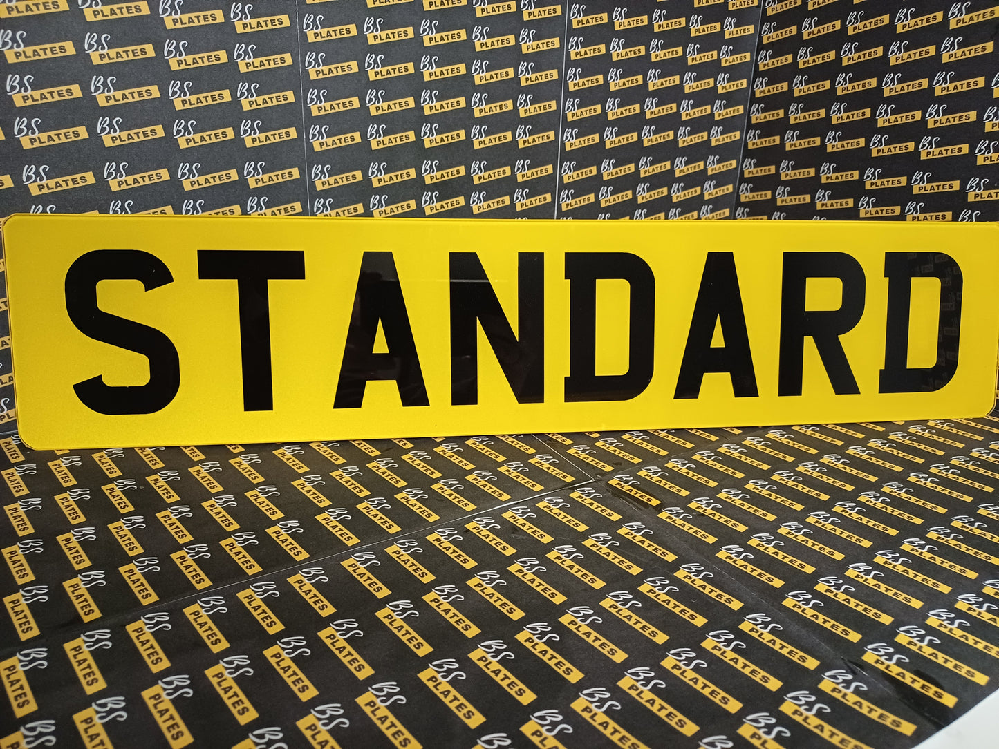 Standard Printed Number Plate