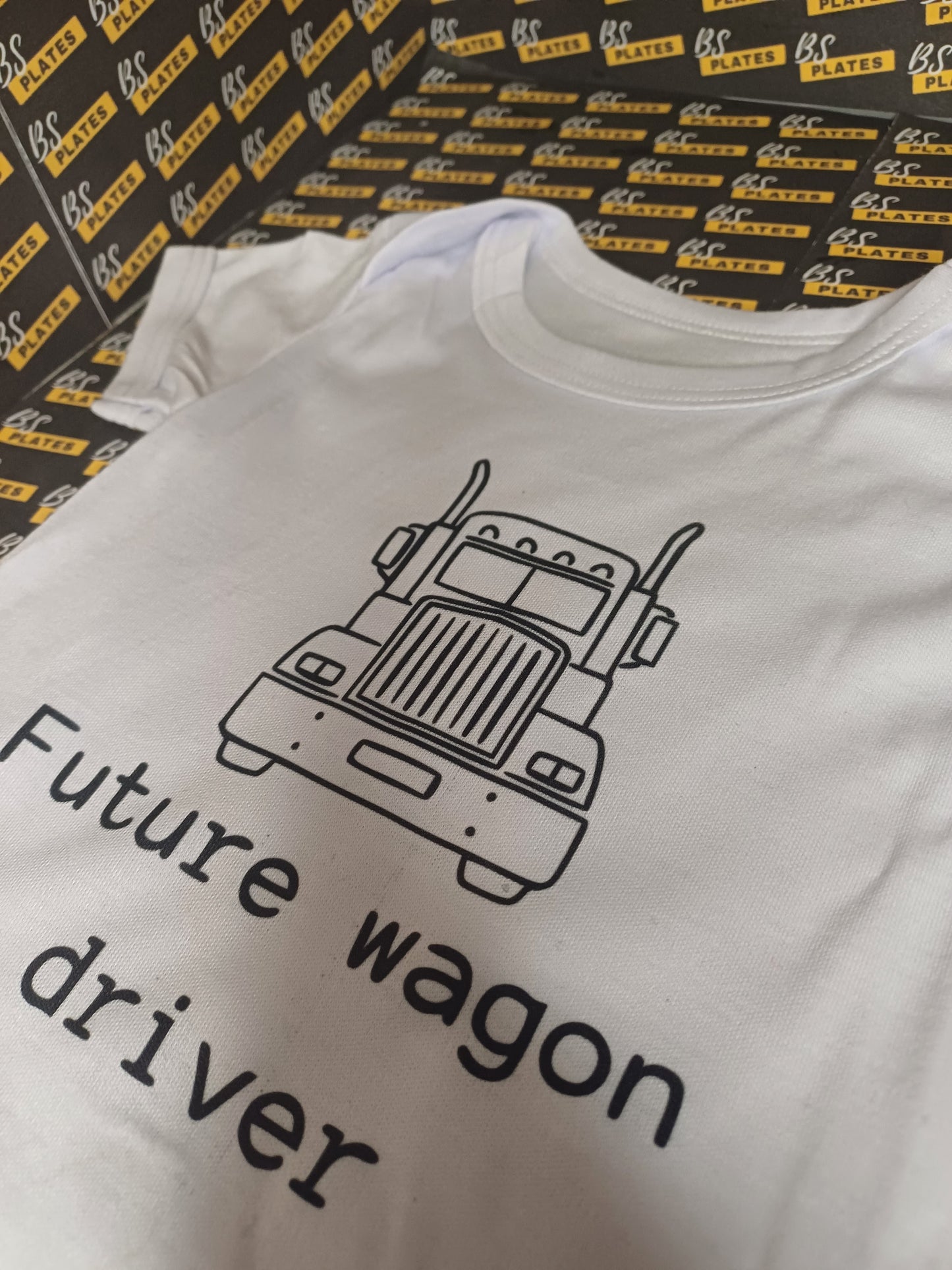 Future Wagon Driver Baby Vest