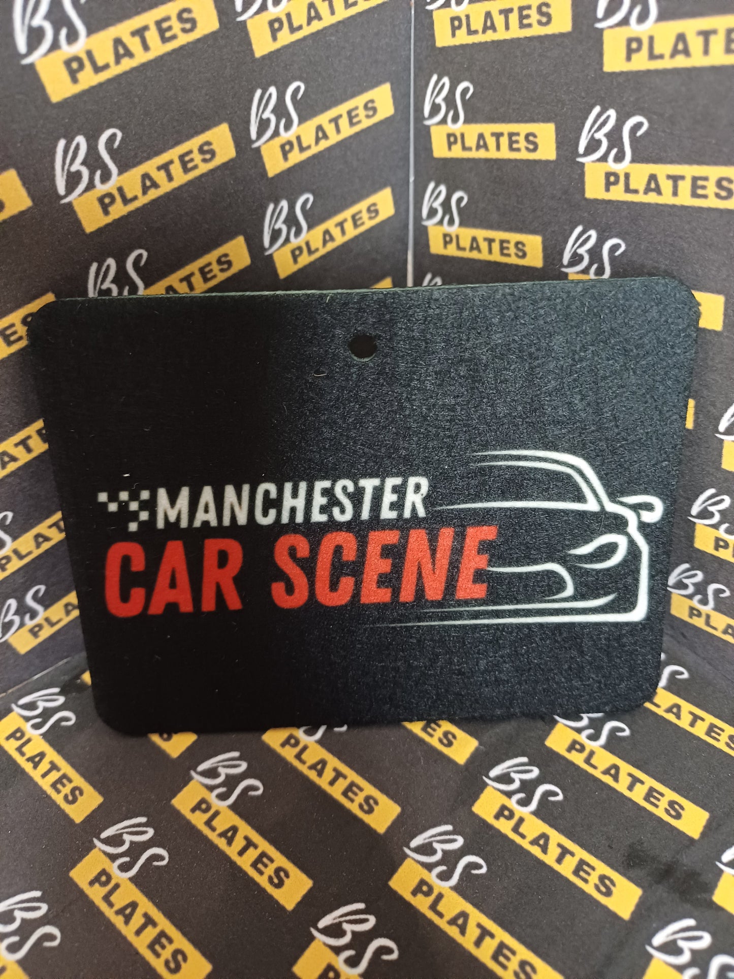 Personalised Town Car Scene Air Freshener