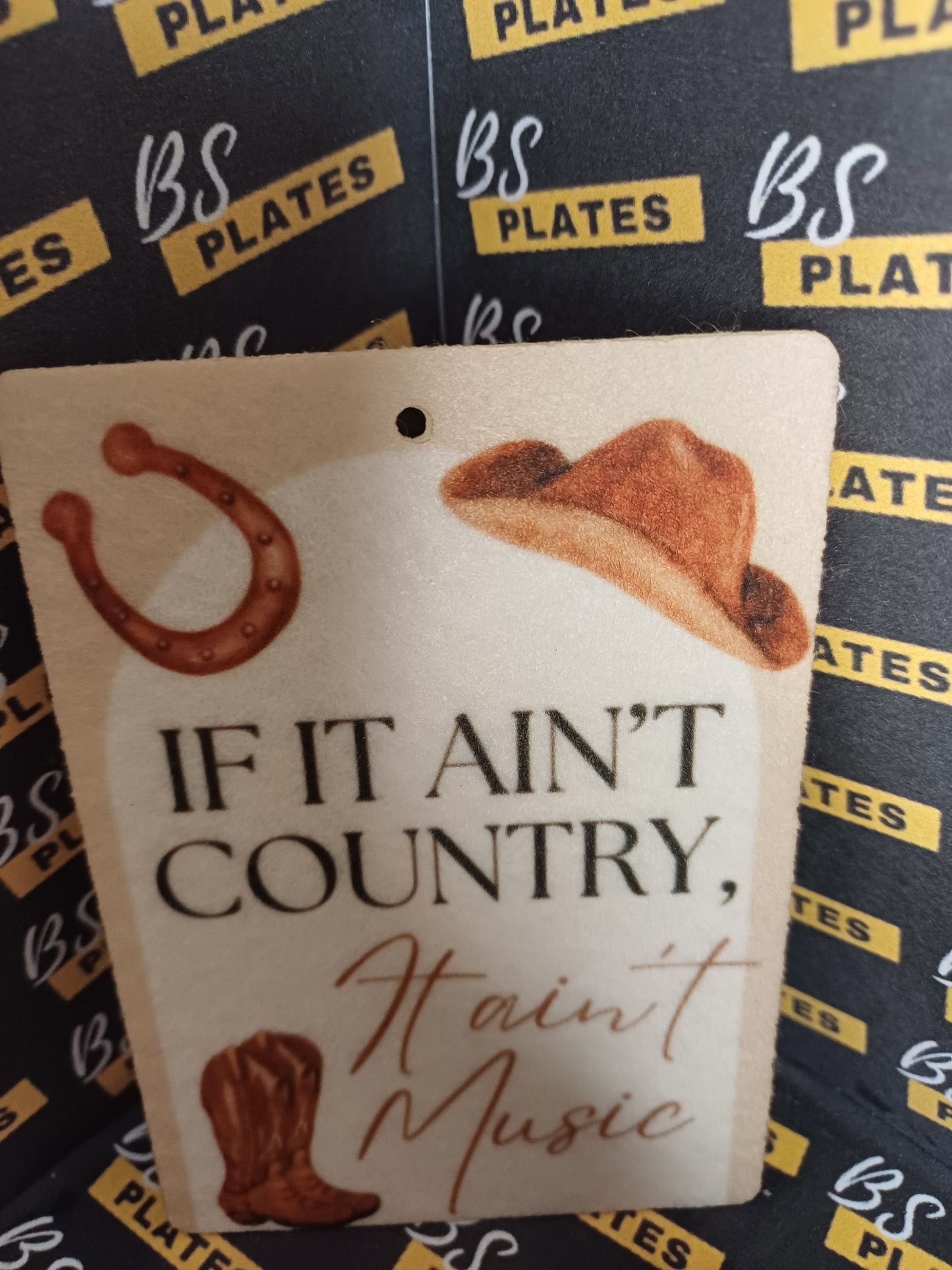 Country Music Car Air Freshener