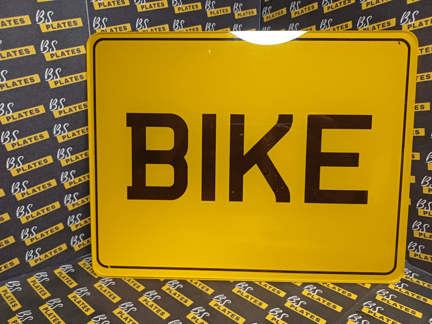 Motorbike 9x7 Number Plate