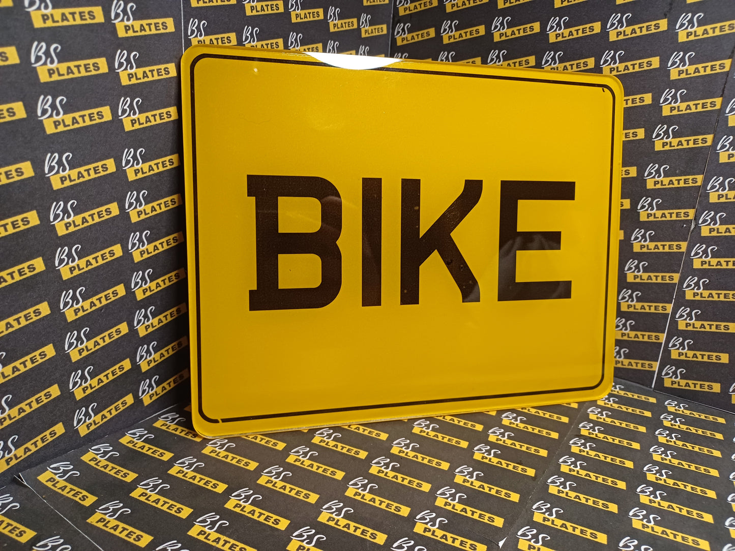 Motorbike 9x7 Number Plate