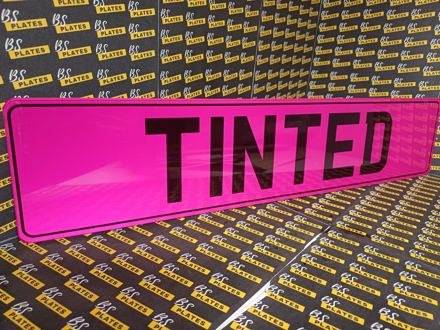 Pink Tinted Show Plate