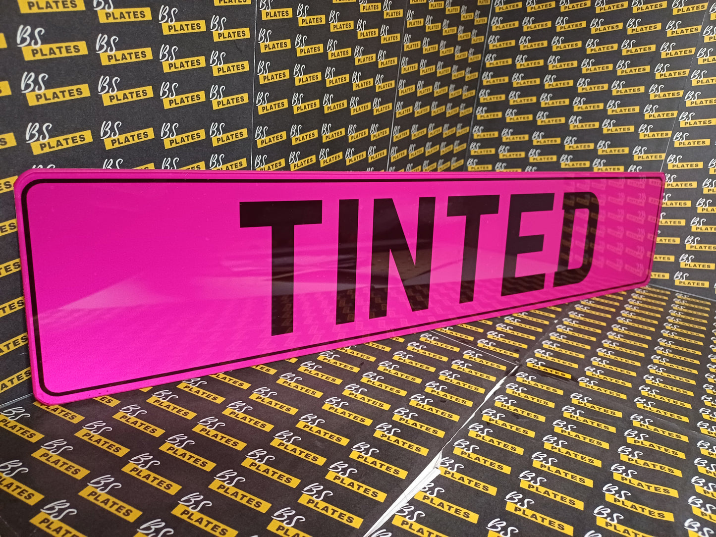 Pink Tinted Show Plate