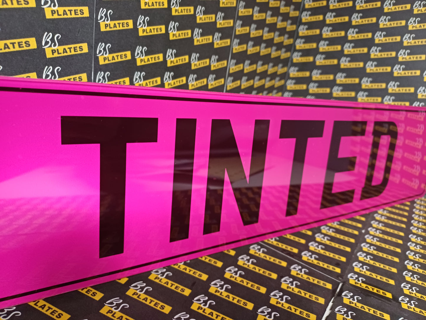 Pink Tinted Show Plate