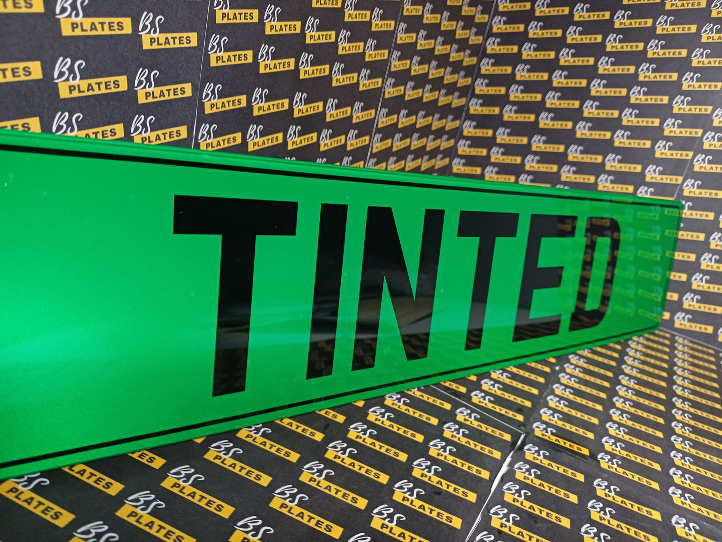 Green Tinted Show Plate