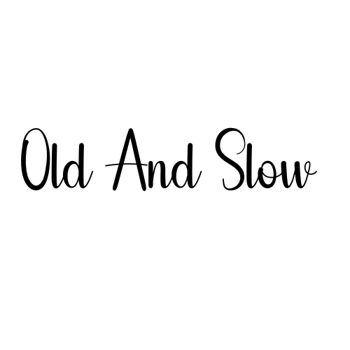 Old And Slow Sticker
