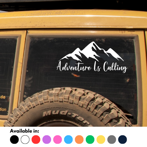 Adventure Is Calling Sticker