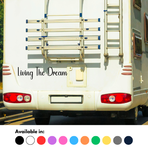 Living The Dream Sticker