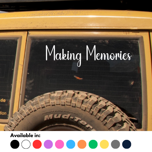 Making Memories Sticker