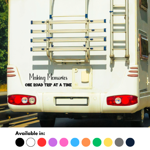 Making Memories One Road Trip At A Time Sticker