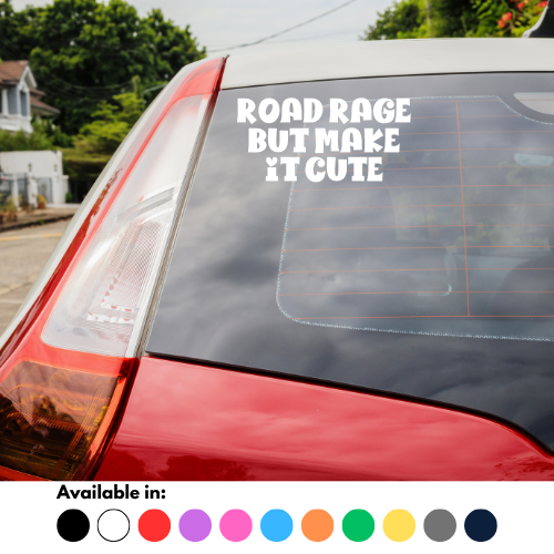 Road Rage But Make It Cute Sticker