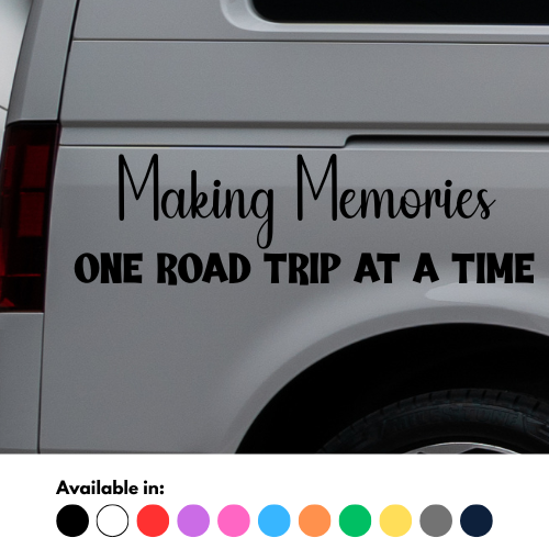 Making Memories One Road Trip At A Time Sticker