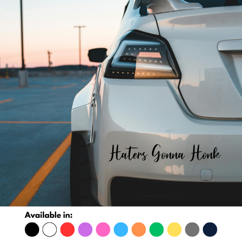 Haters Gonna Honk Sticker