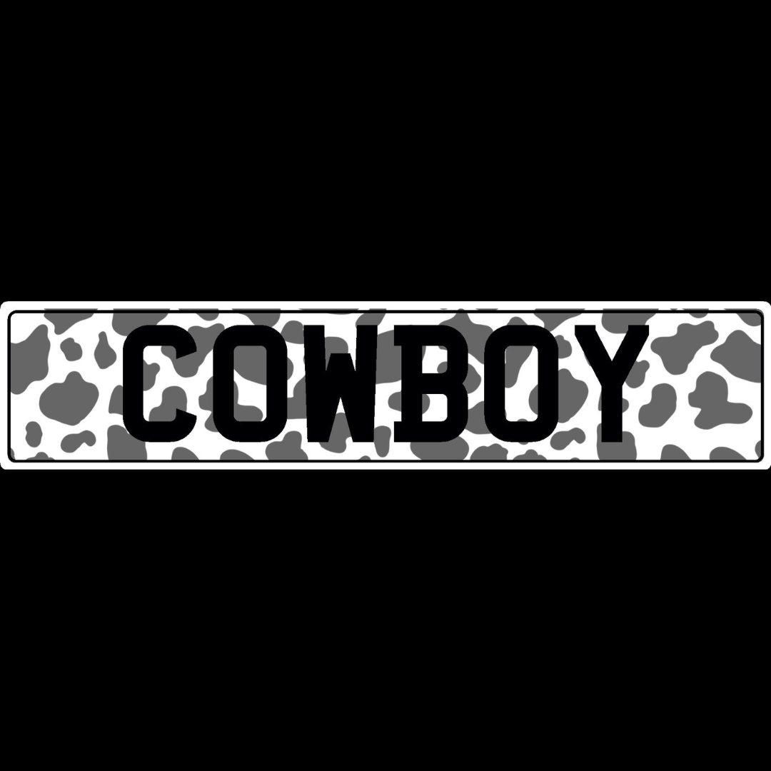 Cowboy Show Plate