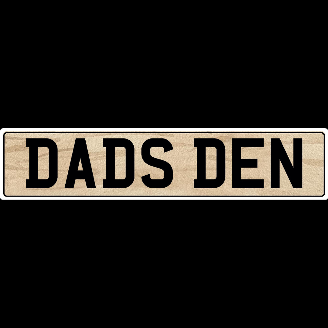 Dads Den Show Plate