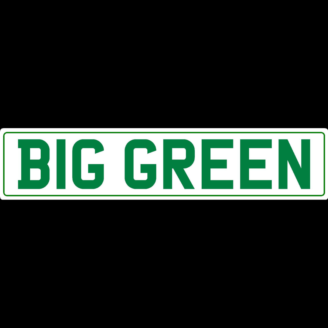 Big Green Show Plate