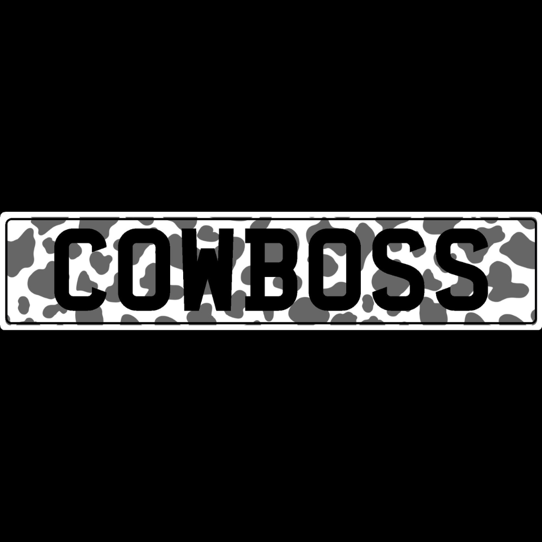Cowboss Show Plate
