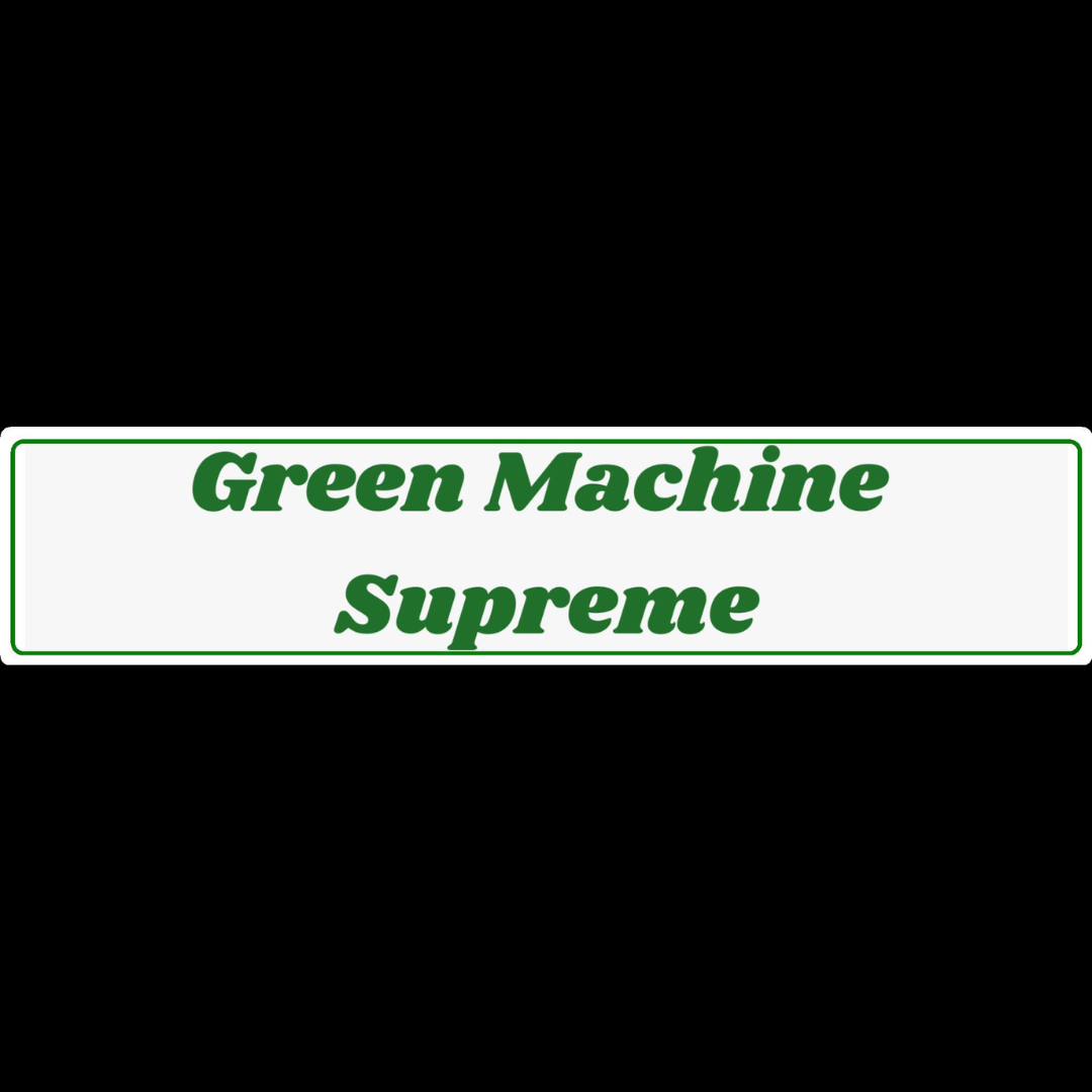 Green Machine Supreme Show Plate
