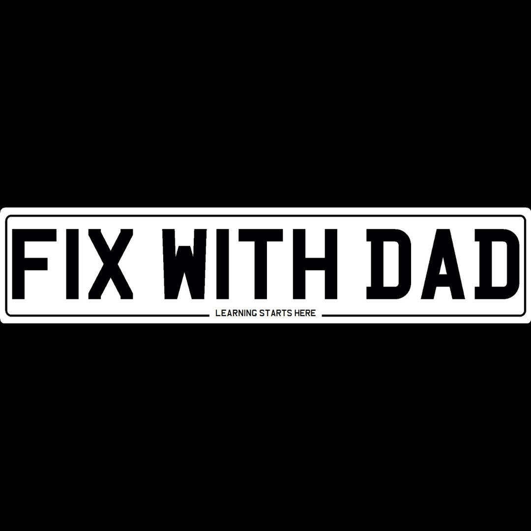 Fix With Dad - Learning Starts Here Show Plate