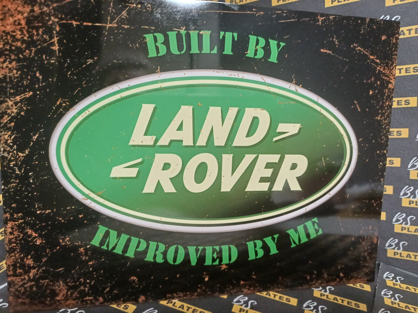 Landrover Aluminium Plaque