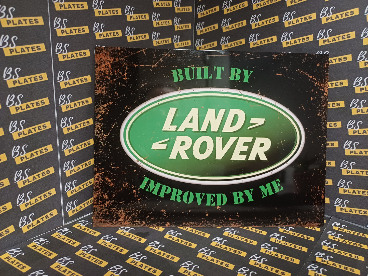 Landrover Aluminium Plaque