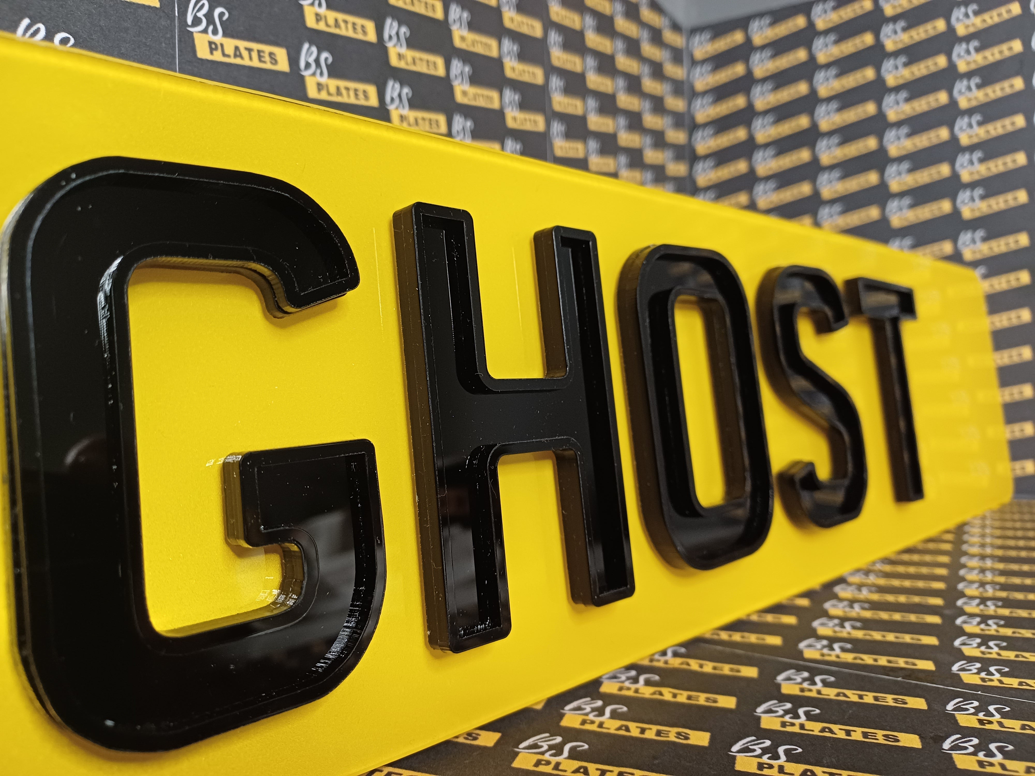 Ghost Number Plates – BS Plates