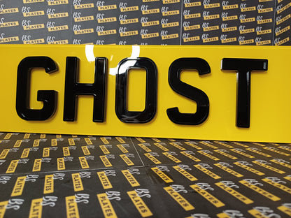 Ghost Number Plates