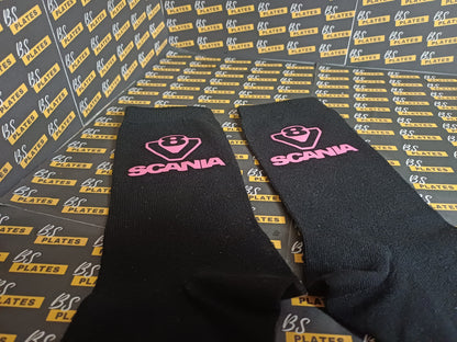 V8 Logo Wagon Lorry Truck Socks