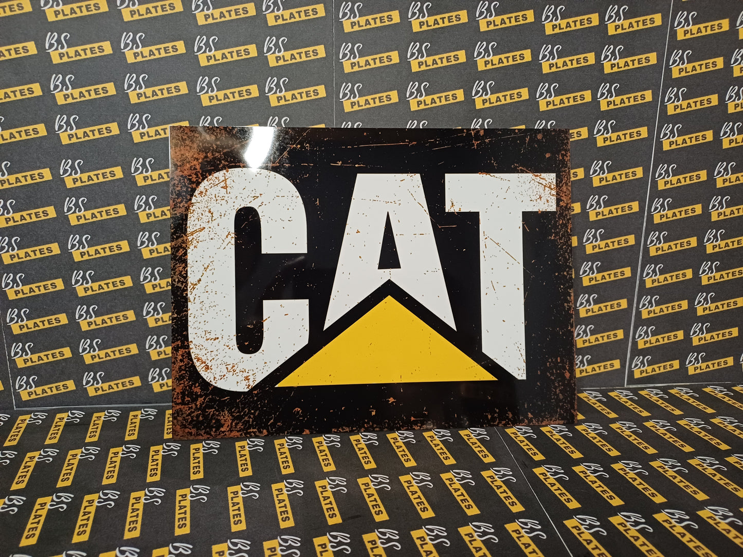 CAT Metal Plaque