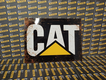 CAT Metal Plaque