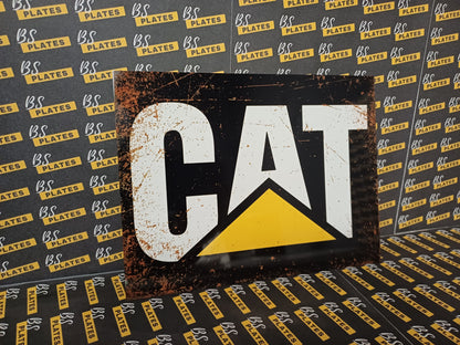 CAT Metal Plaque