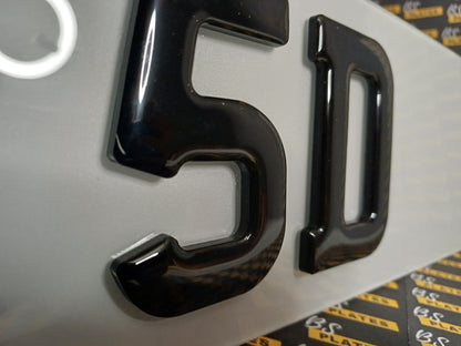 5D Number Plates