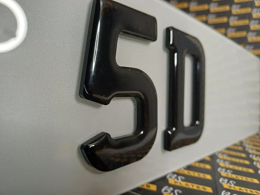 5D Number Plates