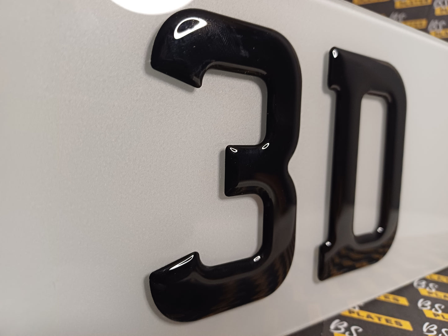 3D Gel Number Plates