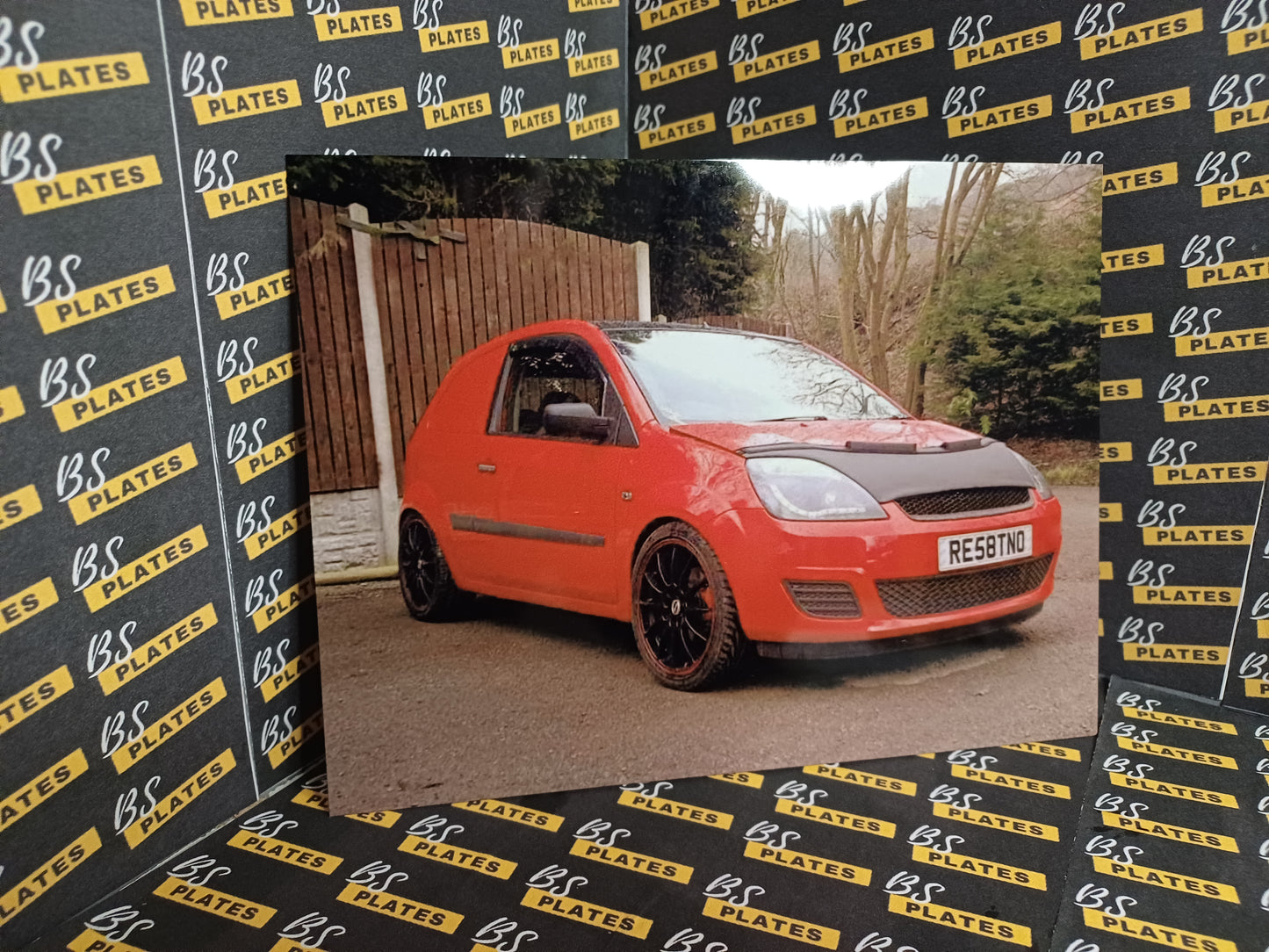 Personalised Photo Car Metal Plaque