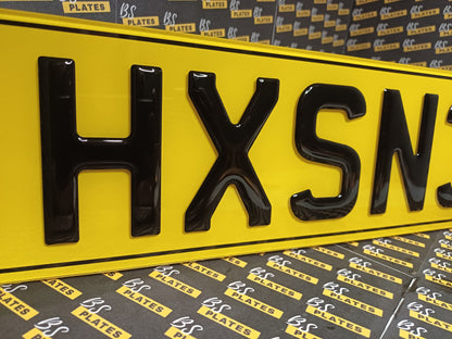 Personalised Name Show Plates