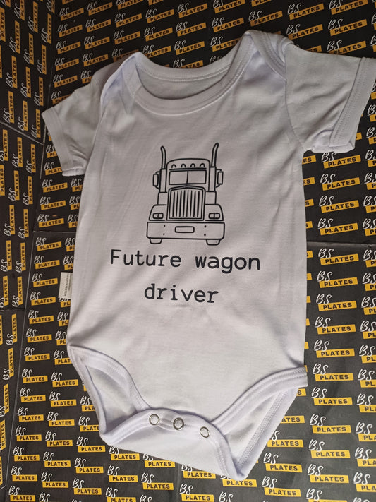 Future Wagon Driver Baby Vest