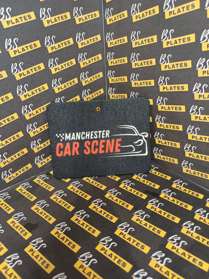 Personalised Town Car Scene Air Freshener