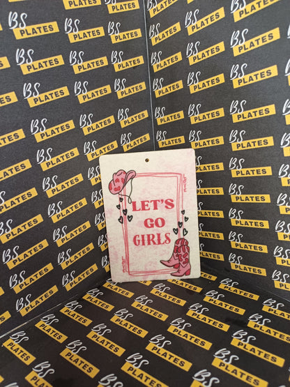 Country Girls Car Air Freshener
