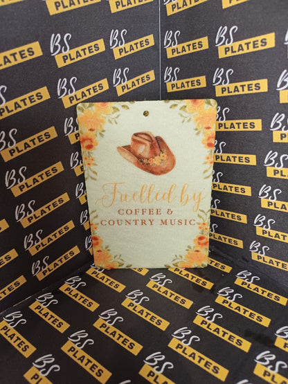 Country Music Car Air Freshener