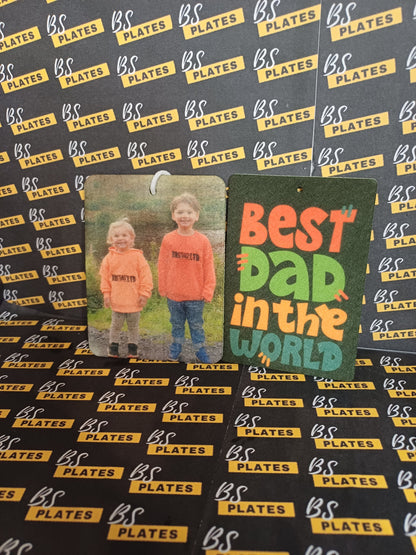Personalised Best Dad Air Freshener