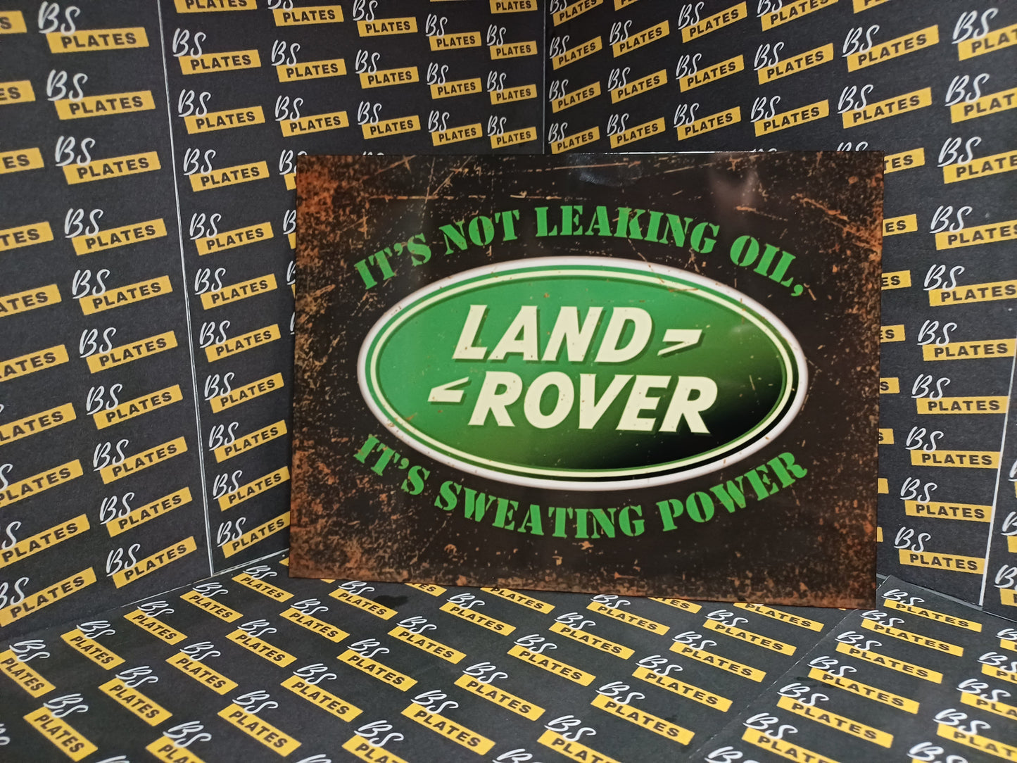 Landrover Novelty Metal Plaque