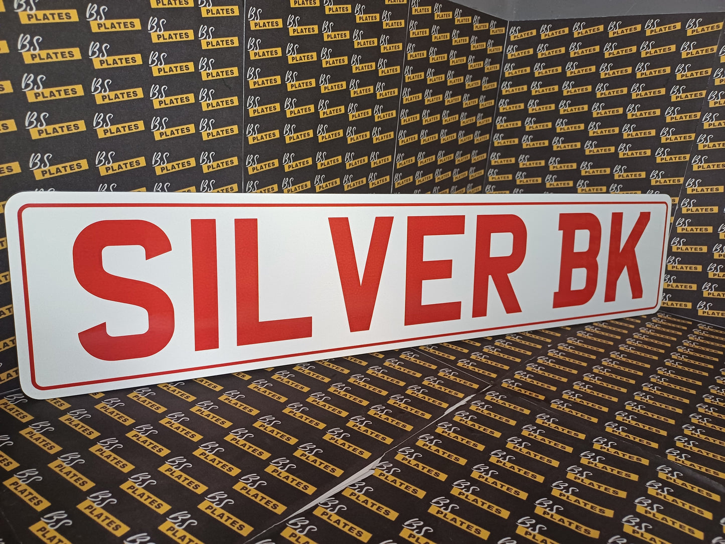 Red Name Plate