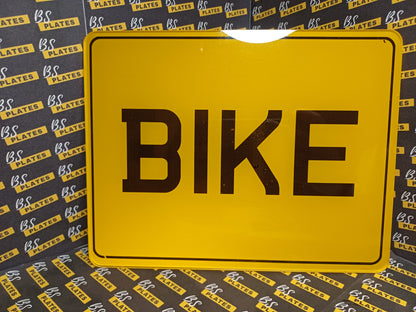Motorbike 9x7 Number Plate