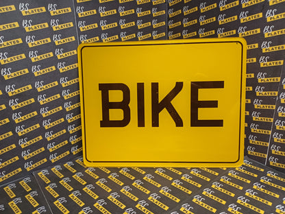 Motorbike 9x7 Number Plate