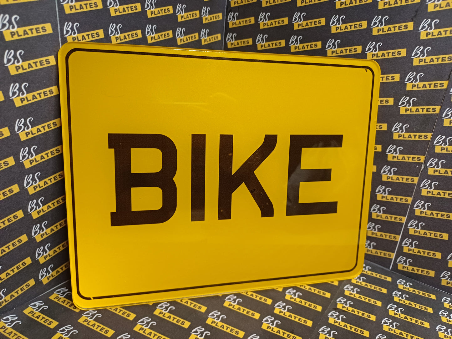 Motorbike 9x7 Number Plate