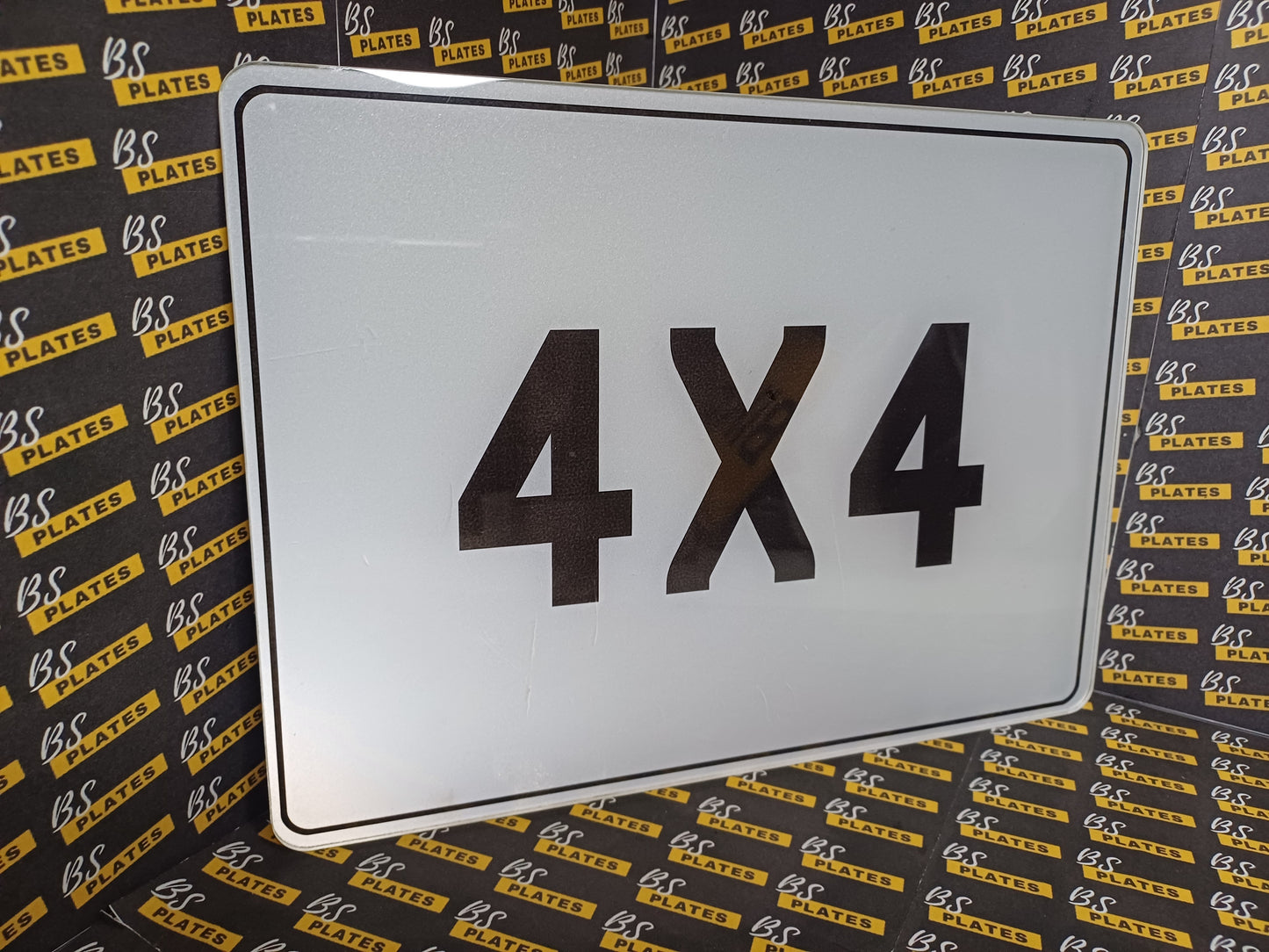 Square 4x4 Number Plates