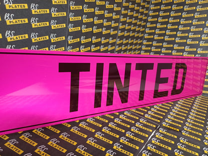 Pink Tinted Show Plate