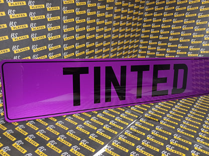 Purple Tinted Show Plate